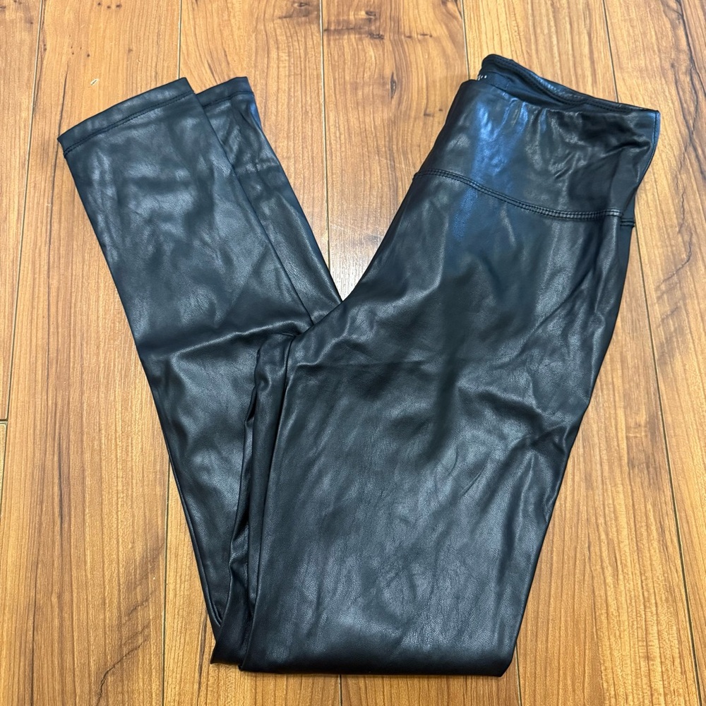 21 Saints Faux Leather Leggings size MEDIUM
